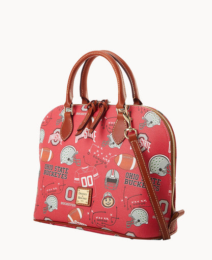 Dooney & Bourke Collegiate Ohio State University Zip Zip Satchel