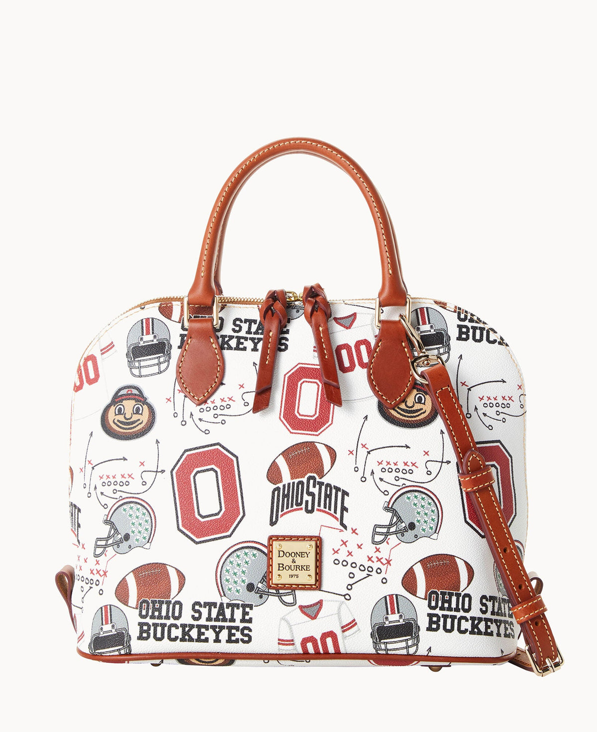 Dooney & Bourke Collegiate Ohio State University Zip Zip Satchel