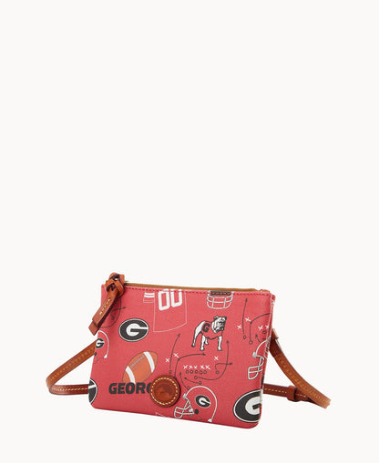 Dooney & Bourke Collegiate University of Georgia Top Zip Crossbody