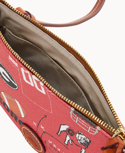 Dooney & Bourke Collegiate University of Georgia Top Zip Crossbody