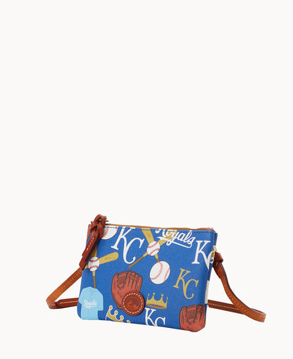 Dooney & Bourke MLB Royals Top Zip Crossbody