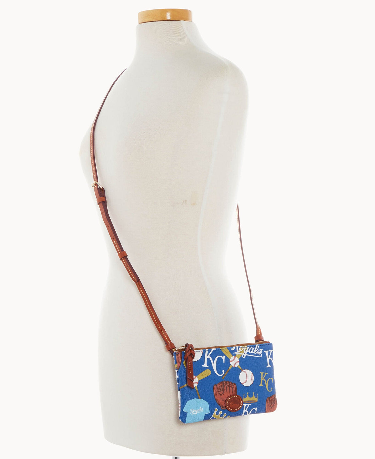 Dooney & Bourke MLB Royals Top Zip Crossbody