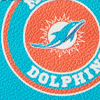 Dooney & Bourke NFL Dolphins Large Zip Around Wristlet
